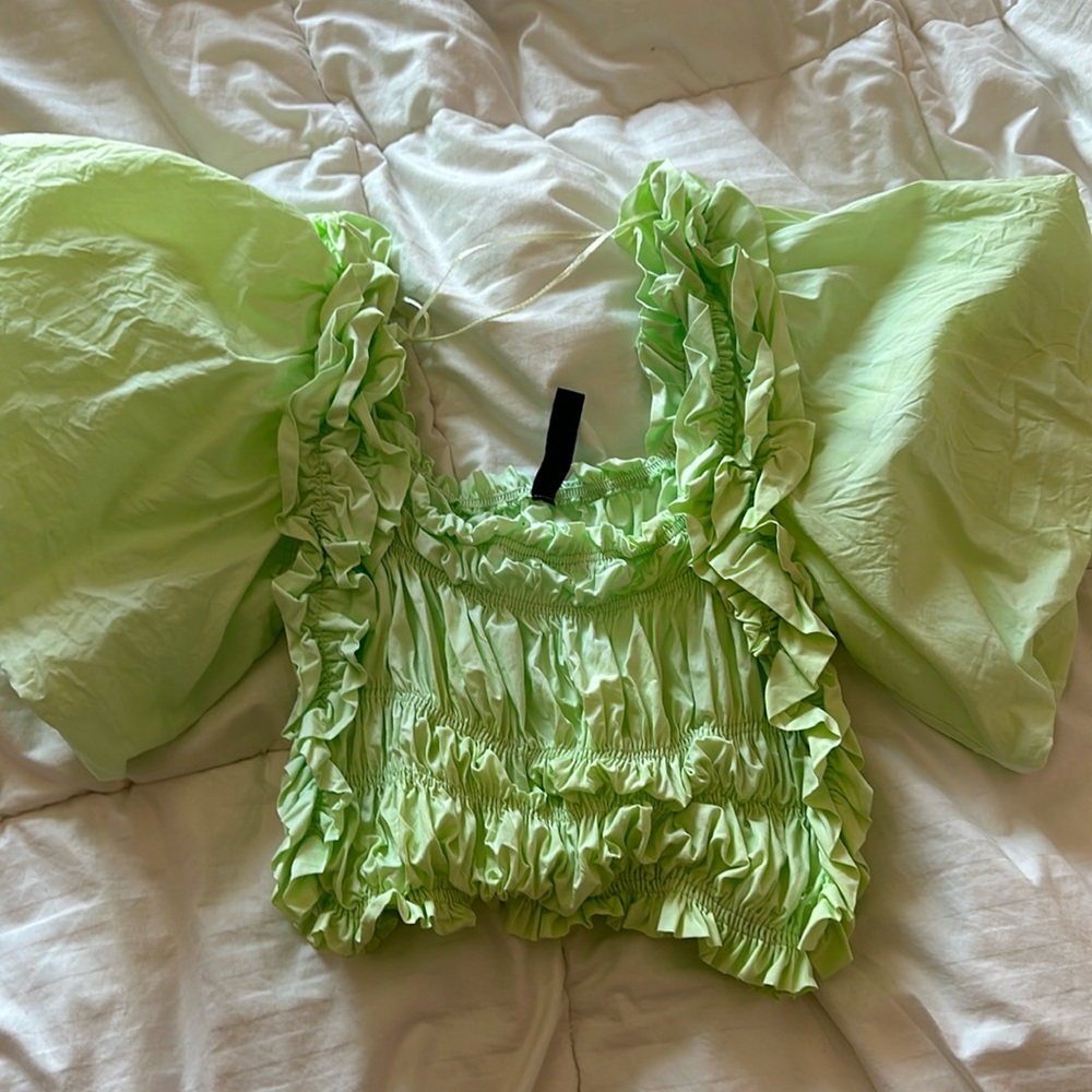 Zara puff sleeve top